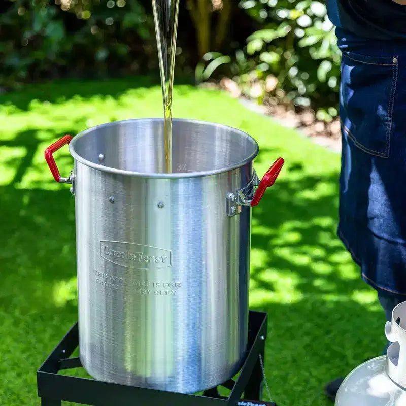 Friteuse à dinde en aluminium de 30 pintes