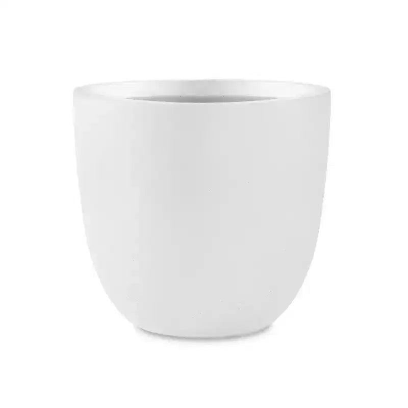 Rosemead Home & Garden Concrete Outdoor Planter Pot Chalk White 20.87"x20.87"x20.05"