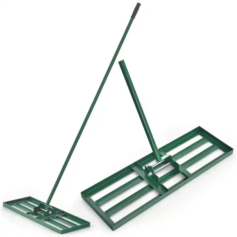 WELLFOR 30" Metal Ergonomic Lawn Leveling Hand Rake