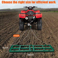 Stainless Steel Lawn Leveler, Lawn Leveling Rake with 180 Rotating Long Handle, Ergonomic Easy to Install, Heavy Duty Landscape Rake
