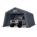 Captiva Designs Outdoor Portable Storage Shelter - Choose Between Two Spacious Garage Tents with Roll-Up Zipper Doors