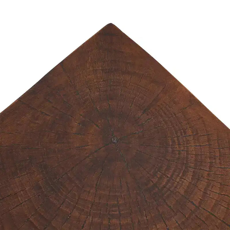 Table d'appoint géométrique en béton léger, pour l'intérieur et l'extérieur