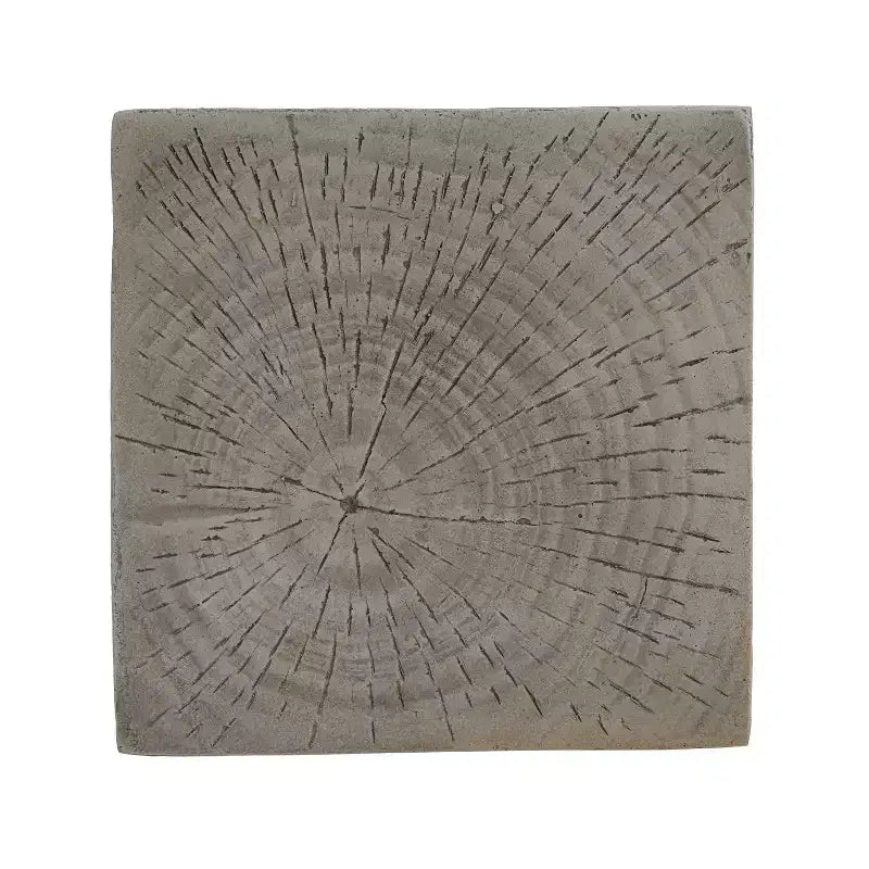 Table d'appoint géométrique en béton léger, pour l'intérieur et l'extérieur