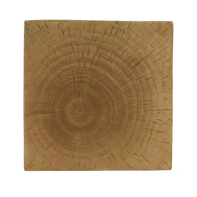Table d'appoint géométrique en béton léger, pour l'intérieur et l'extérieur