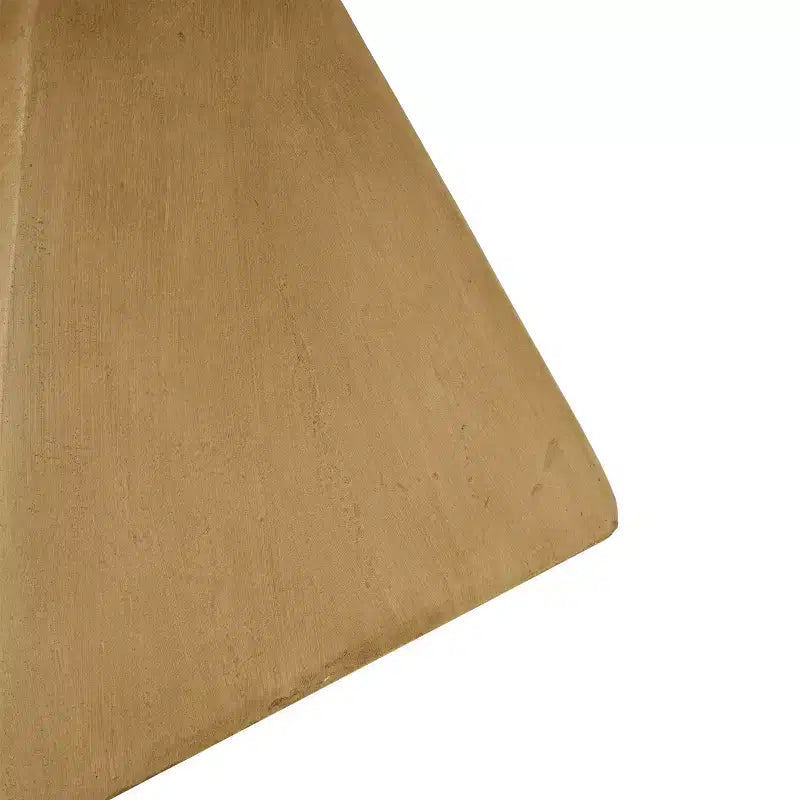 Table d'appoint géométrique en béton léger, pour l'intérieur et l'extérieur