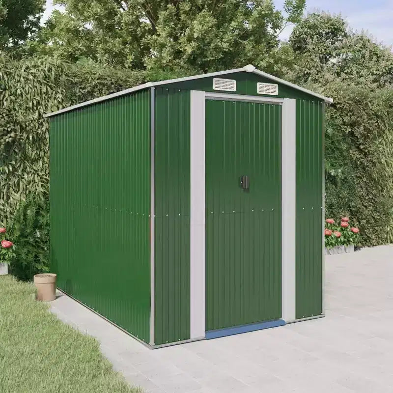 Abri de jardin en acier galvanisé pour rangement extérieur