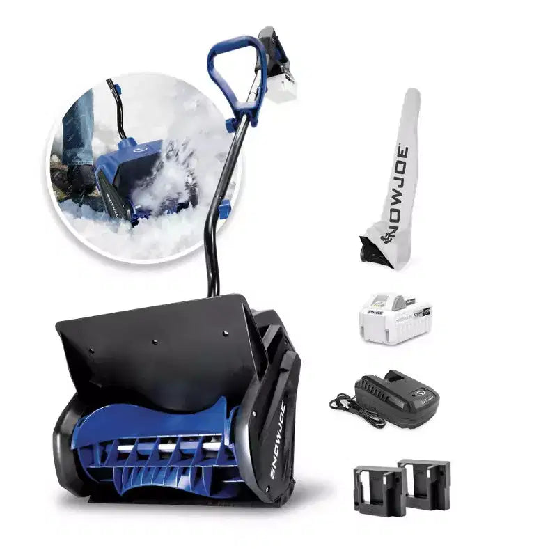 Restored Snow Joe 24V-SS13-XR-ULT | 24V 13 in. Cordless Snow Shovel Kit | W/ 5.0-Ah Battery, Charger, Cover & Battery Holders (Refurbished)