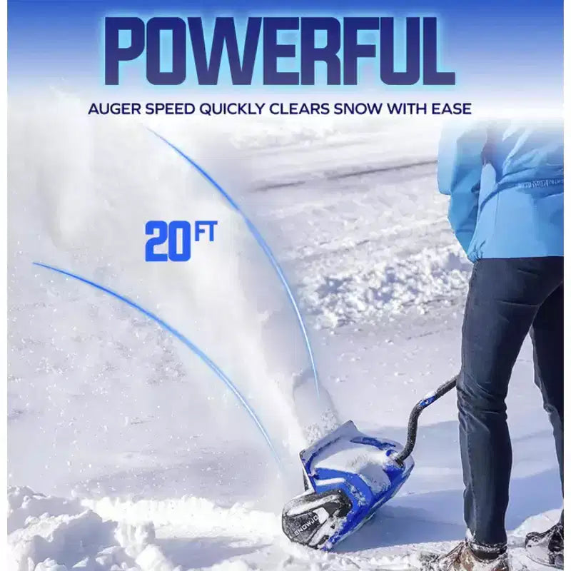 Rénové 24V-SS13-XR-ULT | Pelle à neige sans fil 24V 13 po avec batterie 5,0 Ah, chargeur, housse et supports de batterie (Remis à neuf)