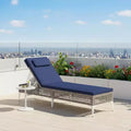 Chaise longue de patio inclinable 1 ou 2 pièces avec dossier réglable à 6 positions et coussin amovible