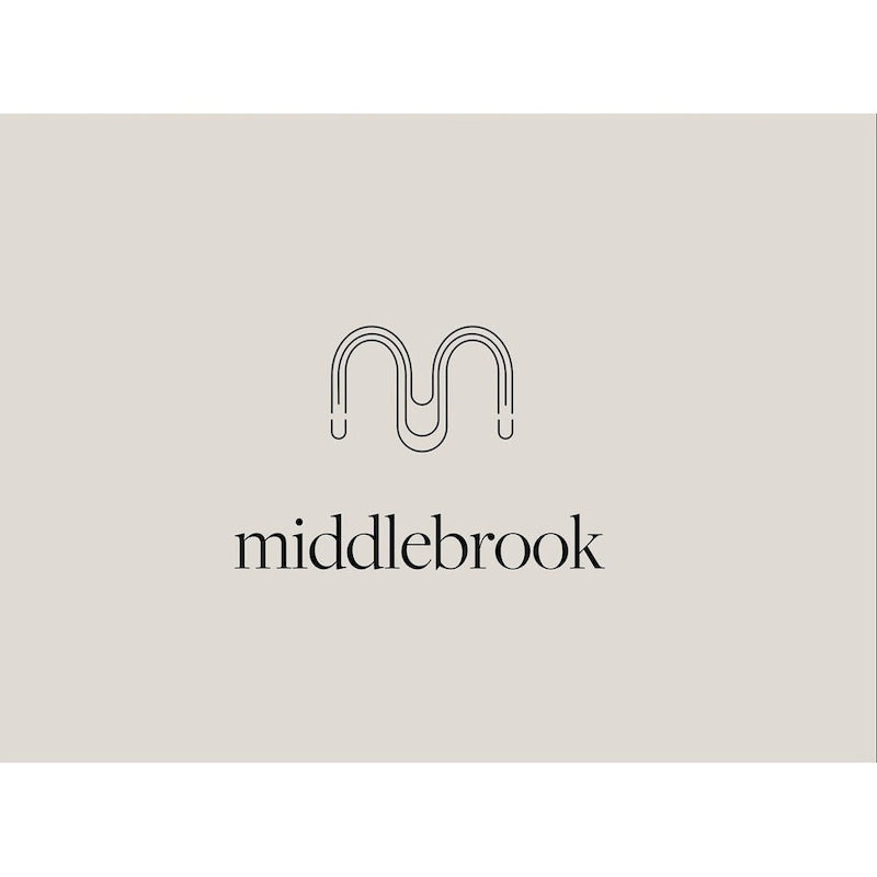 Middlebrook Designs Mid-Century Modern 59 Wood Dining Table