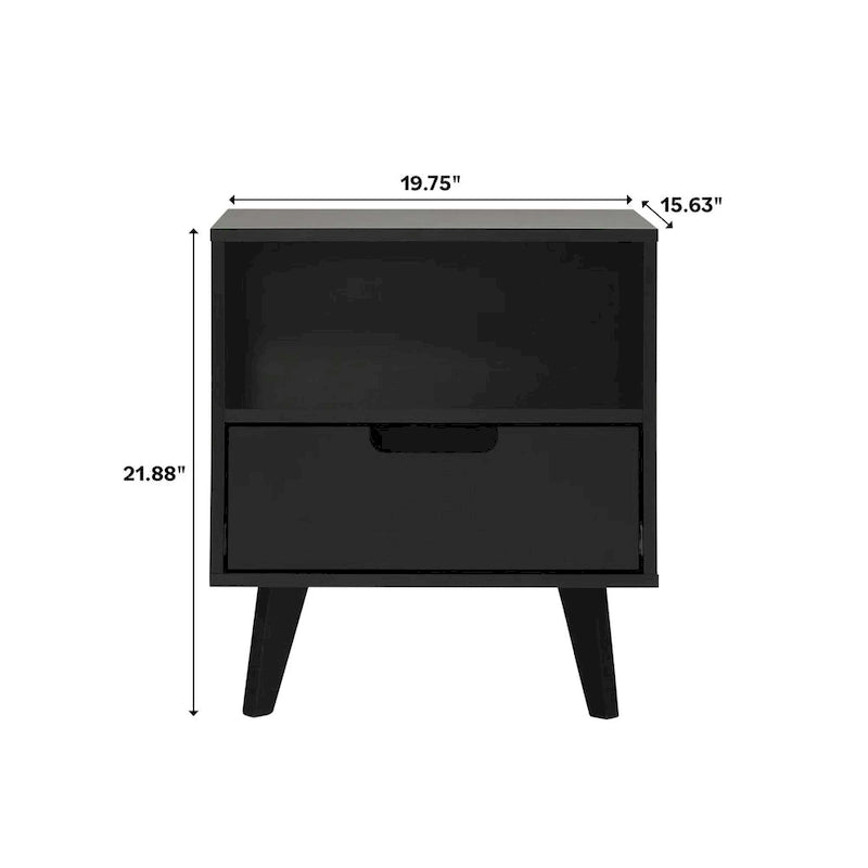 Middlebrook Designs Modern 1-Drawer Nightstand