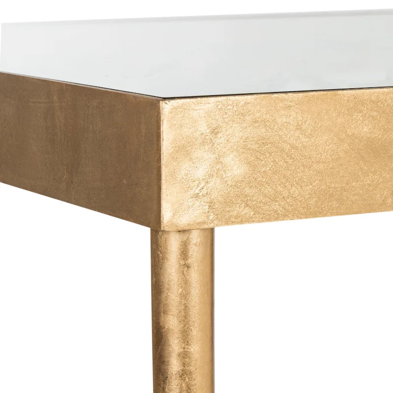 SAFAVIEH Marylin Antique Gold Leaf Butterfly Desk