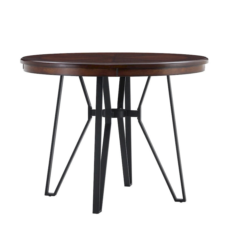 Netia 3-Piece Counter-Height Bar Set with Boucle Upholstered Chairs and Metal Table Base by Christopher Knight Home