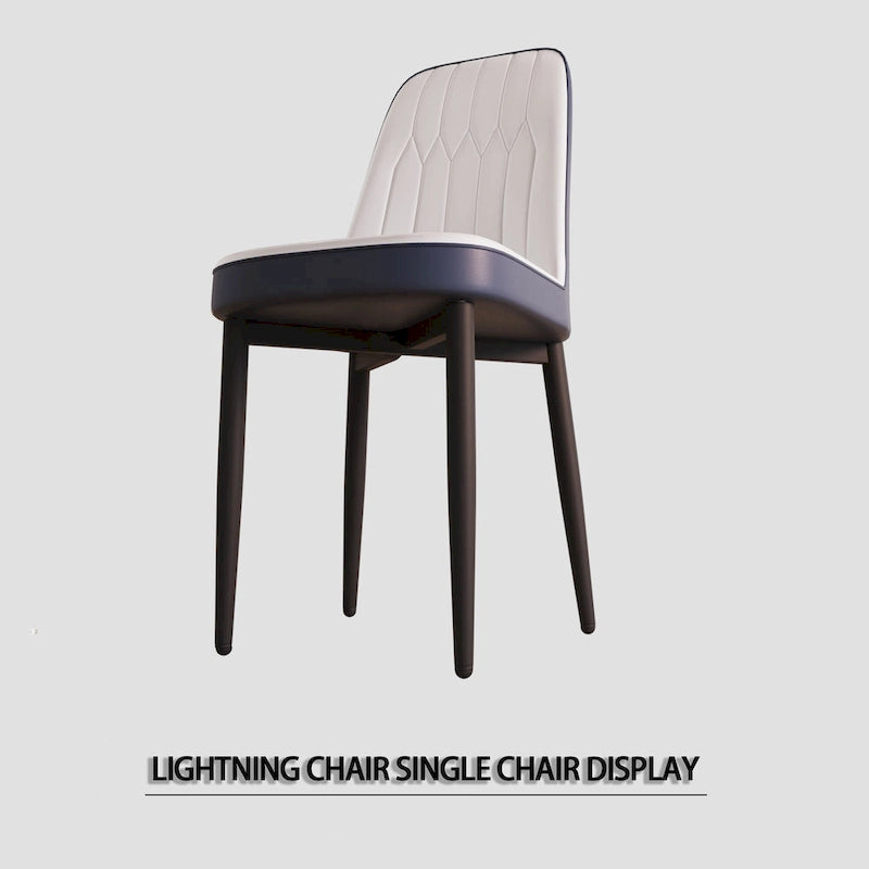 Set Of 4 Dining Chair with Metal Leg