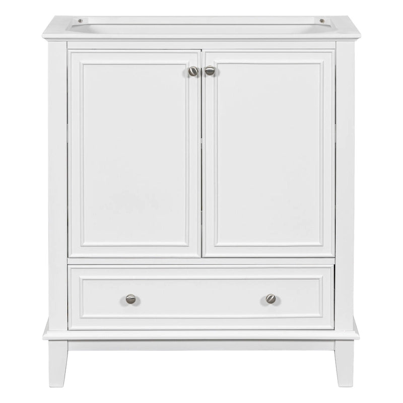30 Bathroom Floor Storage Cabinet, Bathroom Vanity With Doors, Drawers, Adjustable Shelf Bathroom Cabinet
