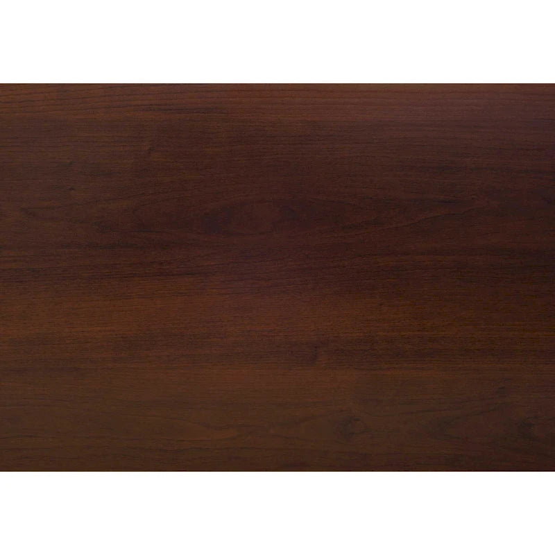42 Inch Dark Brown Wood TV Stand with Open Shelves for 55 Inch TV Media Console for Living Room - 19.75H x 15.5W x 42L