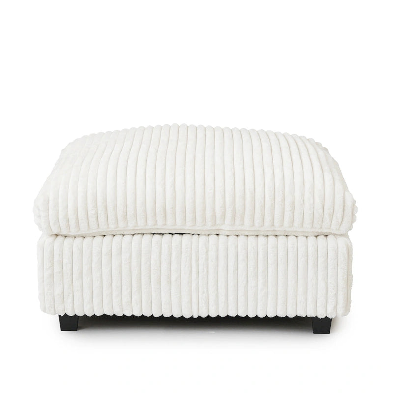 Oversized Deep Plush Cloud Sofa Couch, Modular Sectional Sofa with Ottoman