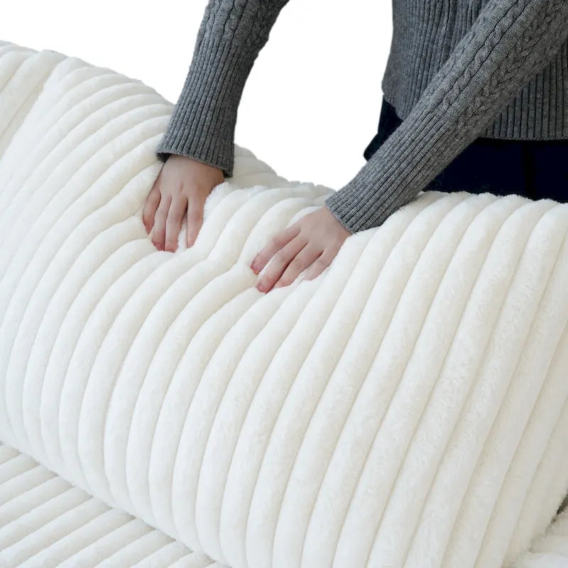 Oversized Deep Plush Cloud Sofa Couch, Modular Sectional Sofa with Ottoman