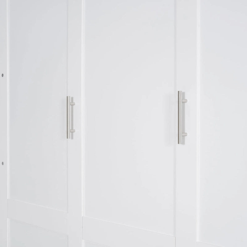 Queen Size Multifunctional Design Murphy Bed with Cushion and Storage Space for Bedroom