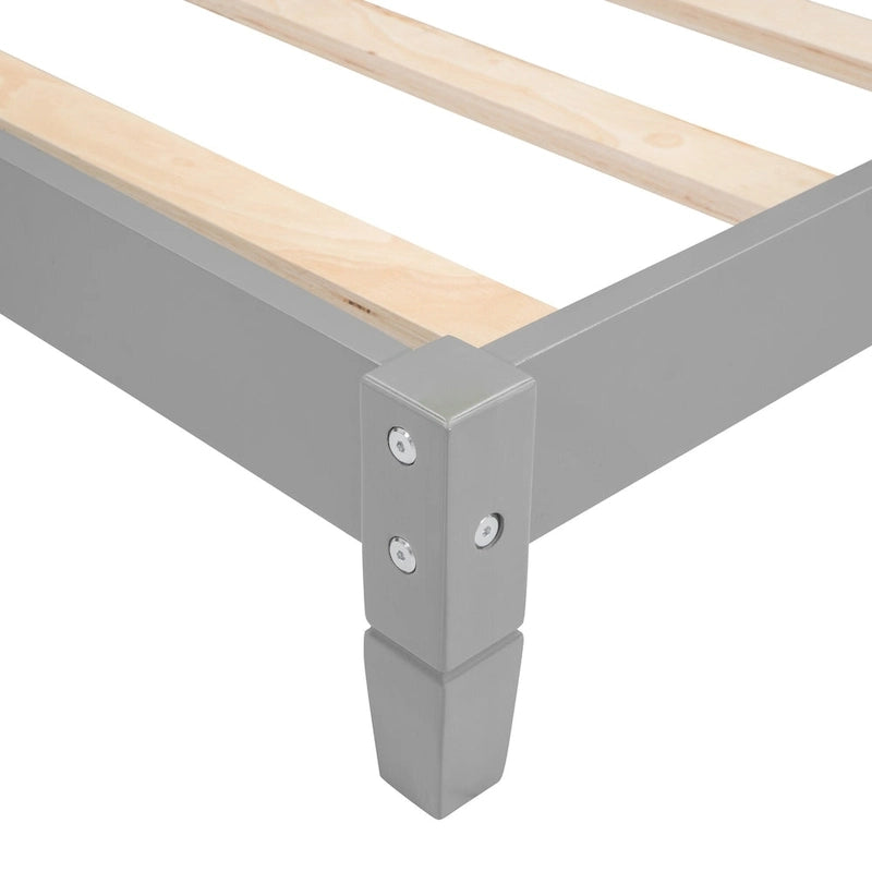 Wooden Daybed with Backrest & Armrest