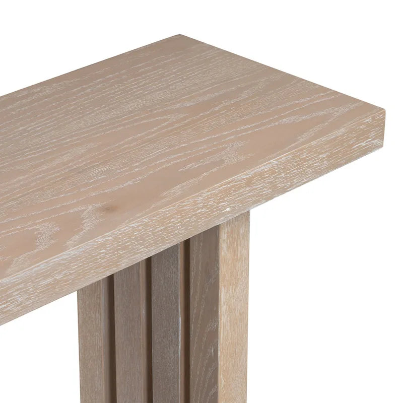59 Modern Console Table with Distinctive Side Shapes for Entryway, Living Room