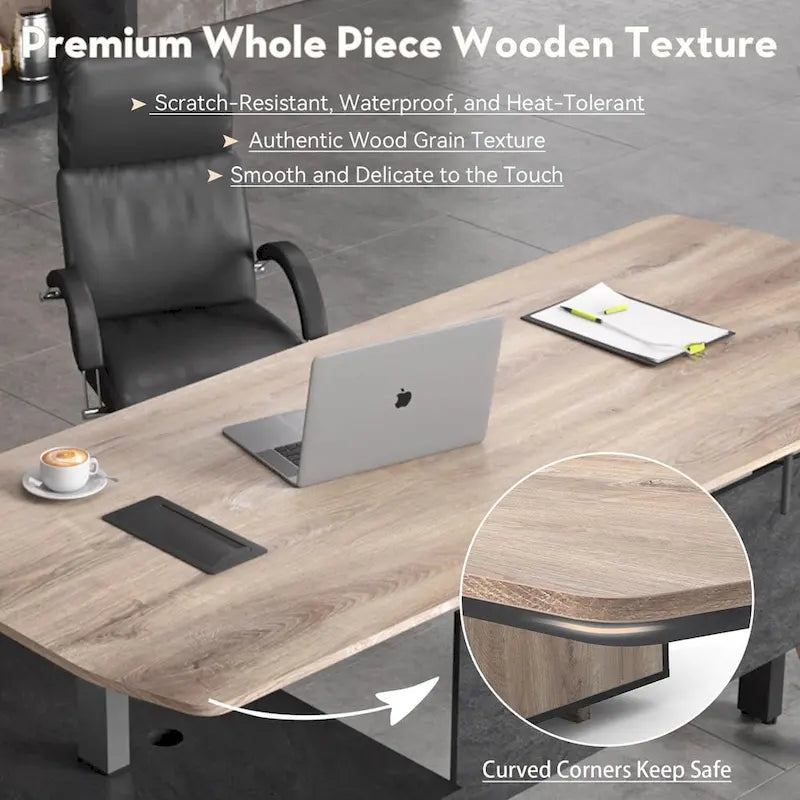 Adjustable L Shape Executive Desk With Shelves Drawers Memory Controller Height Adjustment
