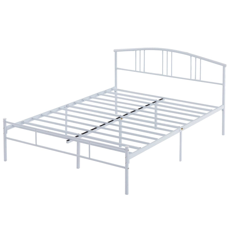 VECELO Bed Frame with Headboard & Metal Slat,Easy Set up- Twin/Full/QueenSize Bed