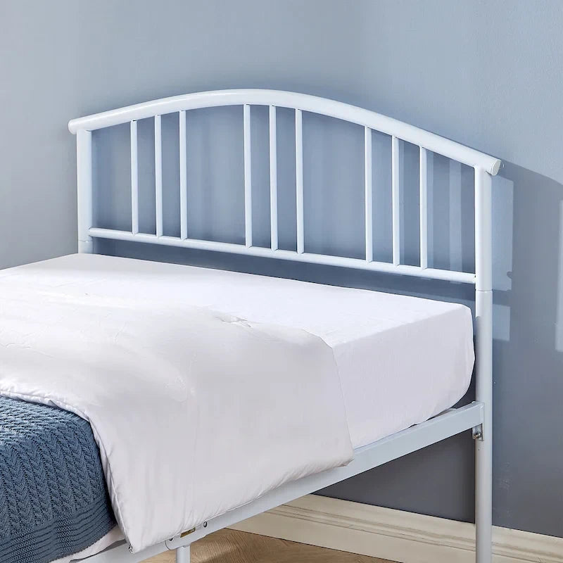 VECELO Bed Frame with Headboard & Metal Slat,Easy Set up- Twin/Full/QueenSize Bed
