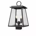 Z-Lite Broughton 2 - Light Post Light in Black