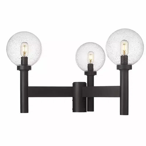 Z-Lite Laurent 3 - Light Post Light in Black