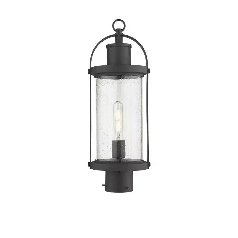 Z-Lite Roundhouse 1 - Light Lantern in Black