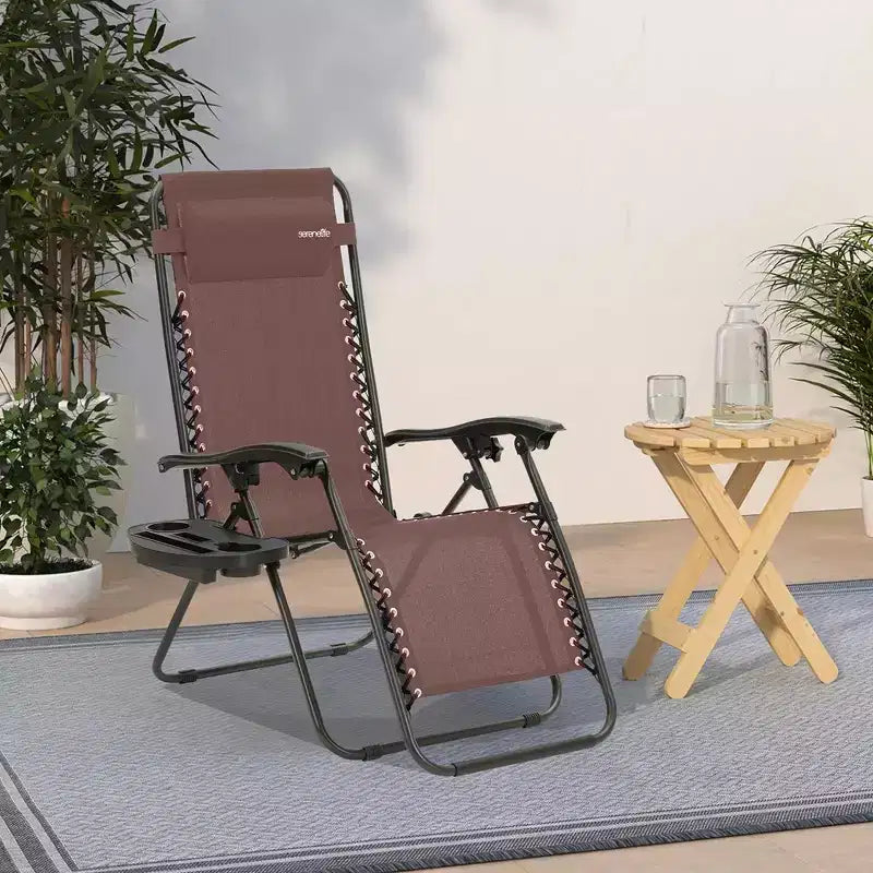 Chaise longue zéro gravité