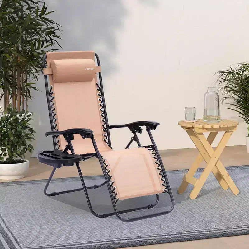 Chaise longue zéro gravité
