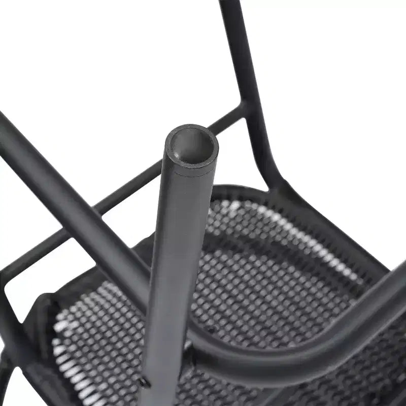 Tabouret de bar en rotin style restaurant, intérieur/extérieur