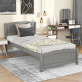 Twin Size Wood Platform Bed