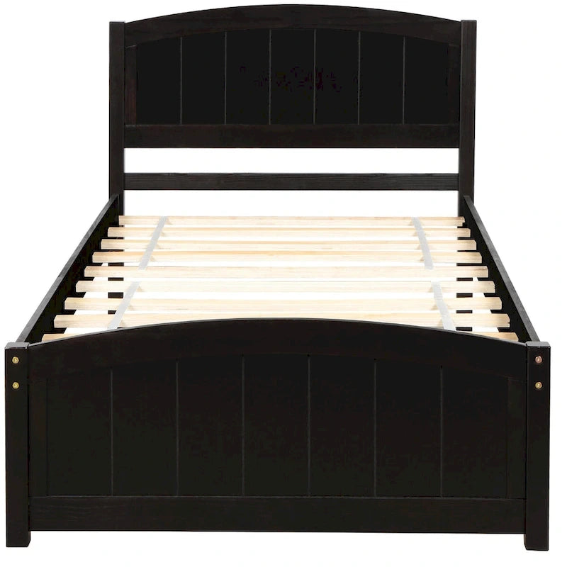 Twin Size Wood Platform Bed