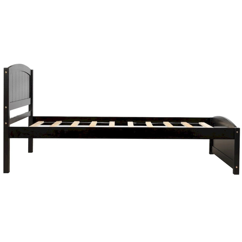 Twin Size Wood Platform Bed