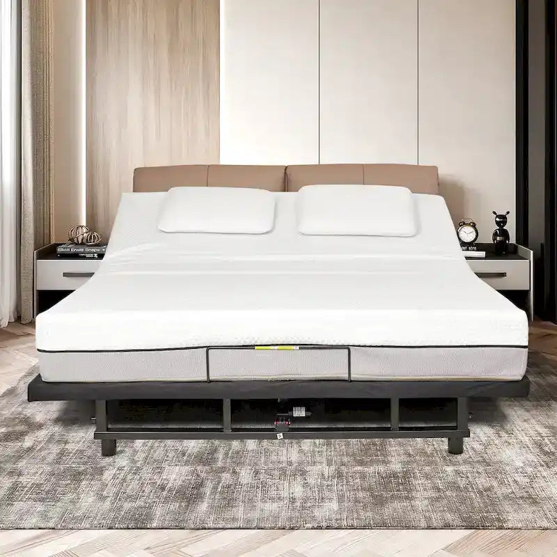 Adjustable Bed Base Frame with Head and Foot Incline