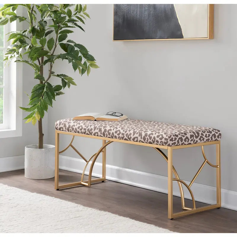 Silver Orchid Loretta Bench
