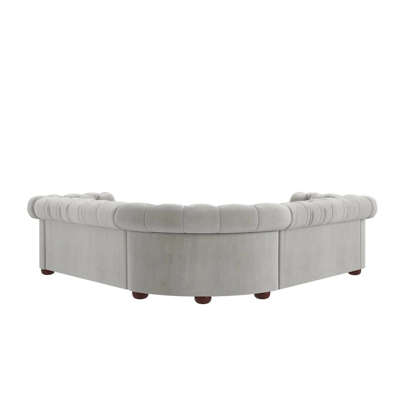 Knightsbridge Scrolled Arm Chesterfield Sectional by iNSPIRE Q Artisan