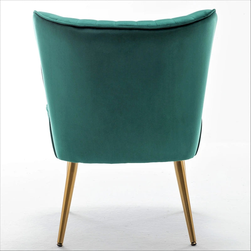 Us Pride Furniture Sauter 23.2 Wide Mid-Century Modern Microfiber Accent Chair