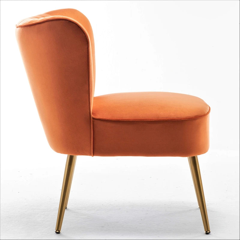 Us Pride Furniture Sauter 23.2 Wide Mid-Century Modern Microfiber Accent Chair