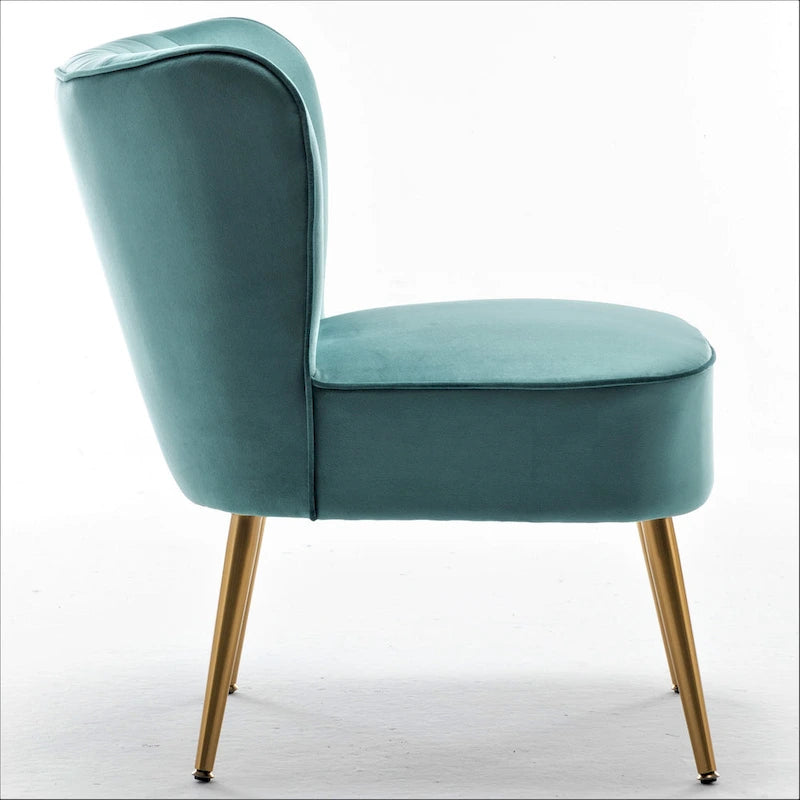 Us Pride Furniture Sauter 23.2 Wide Mid-Century Modern Microfiber Accent Chair