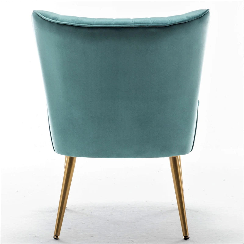Us Pride Furniture Sauter 23.2 Wide Mid-Century Modern Microfiber Accent Chair