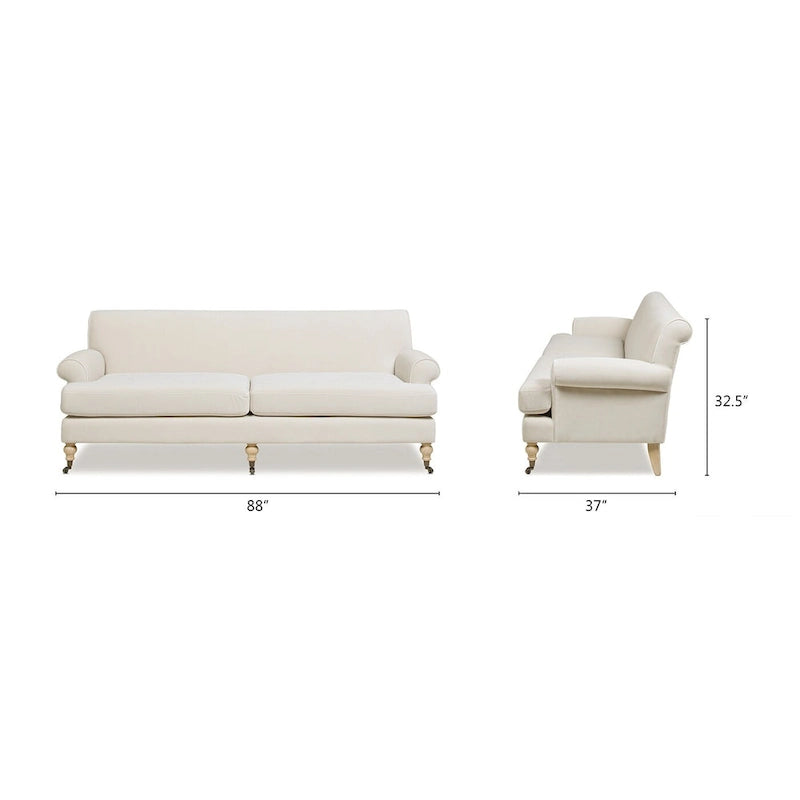 Alana Lawson 88 Two-Cushion Tight-Back Sofa