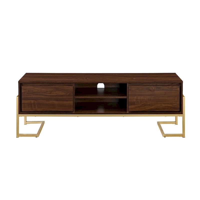 Middlebrook Contemporary Metal-Base 2-Drawer TV Stand