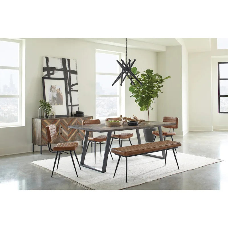 Willacy Tufted Padded Cushion Dining Chairs (Set of 6)