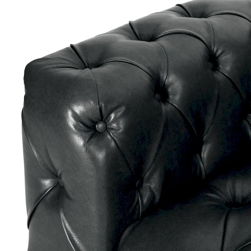 Sagewood Transitional Deeply Tufted Sofa by Christopher Knight Home