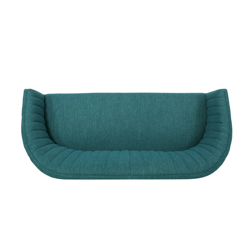 Galena Mid-century Modern Glam Loveseat by Christopher Knight Home