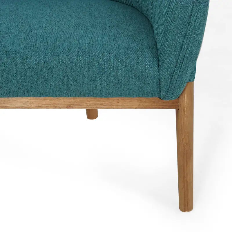 Galena Mid-century Modern Glam Loveseat by Christopher Knight Home
